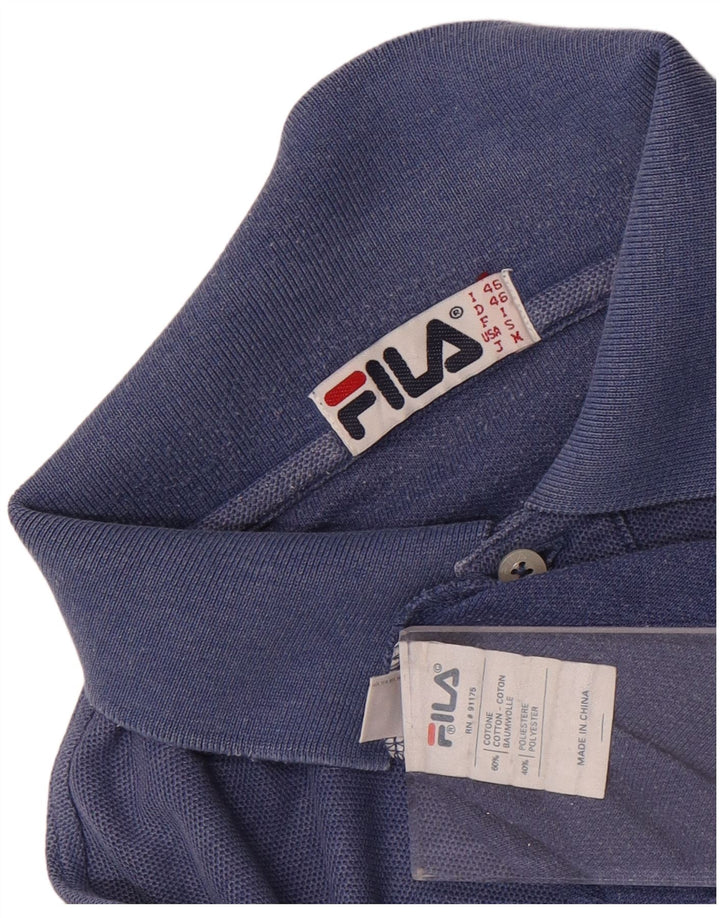 Cămașă Polo Fila Bărbați Mic Albastru Bumbac