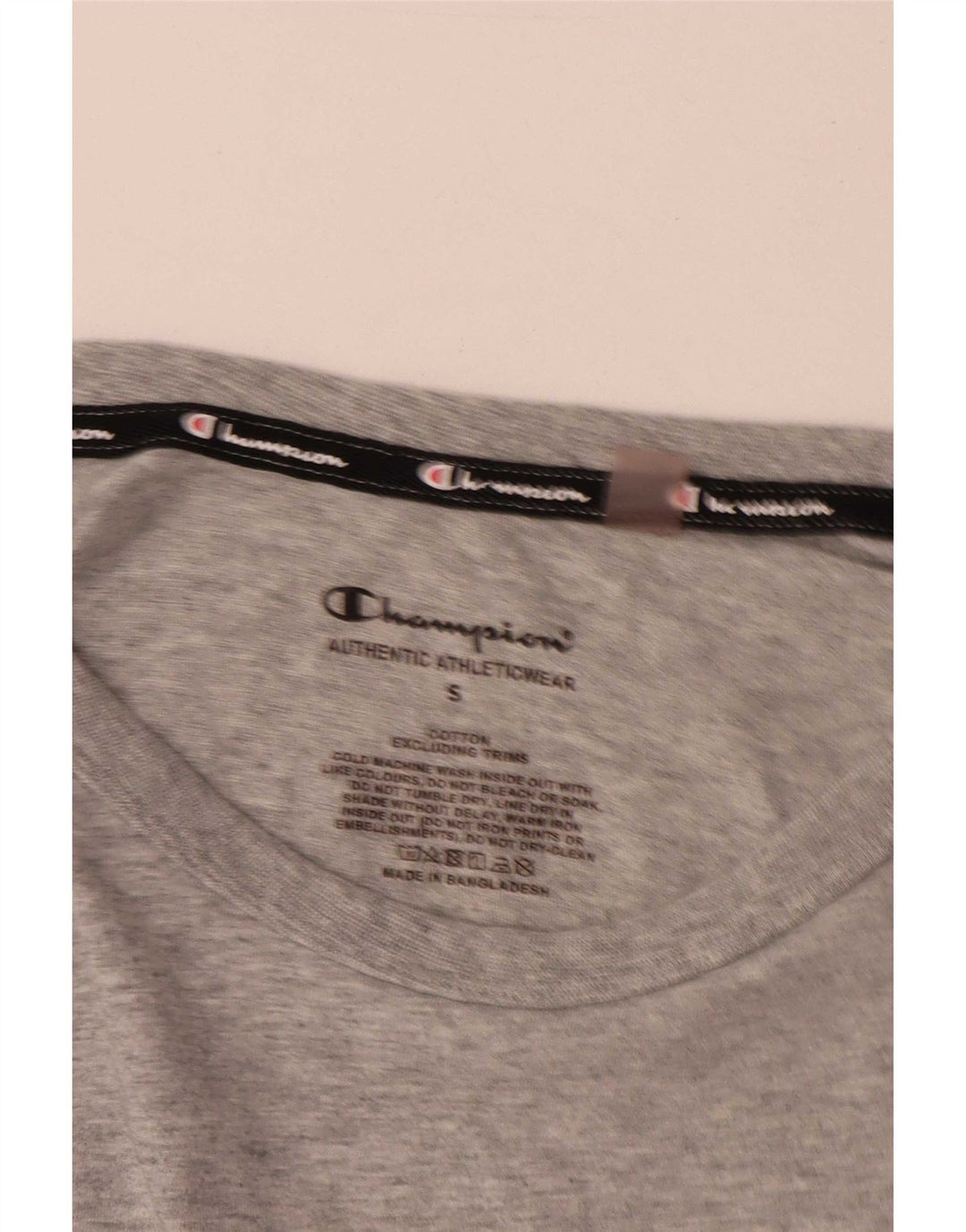 Tricou grafic pentru bărbați Champion Top mic din bumbac gri