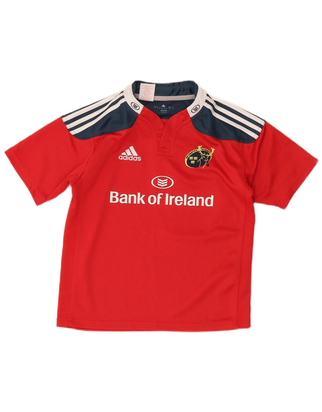 Tricou grafic ADIDAS Munster Rugby pentru băieți Top 11-12 ani, roșu, bloc de culoare