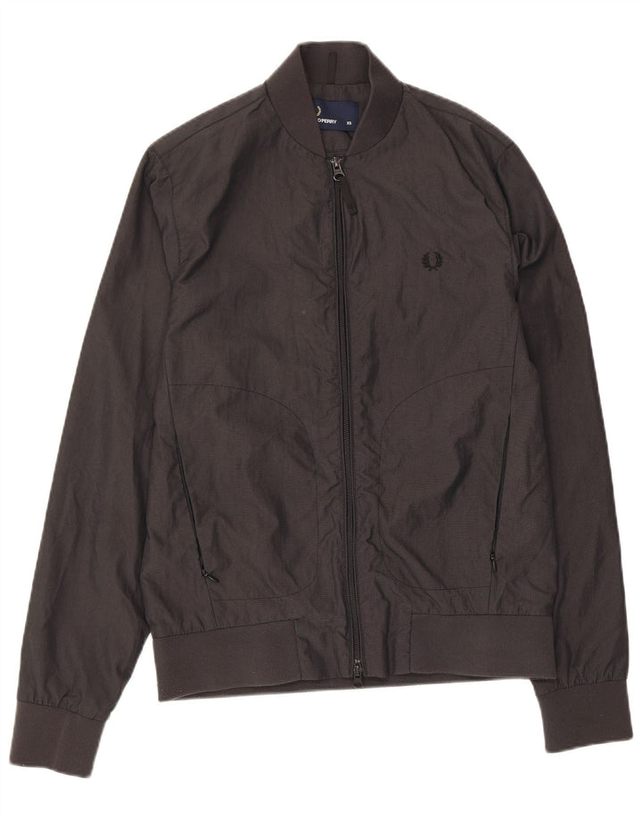 Jachetă bomber pentru bărbați Fred Perry UK 34 XS poliamidă gri