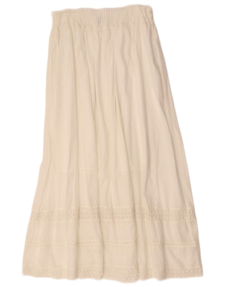 Fusta țigănească pentru femei cu talie înaltă BENETTON W28 Medium White Spotted