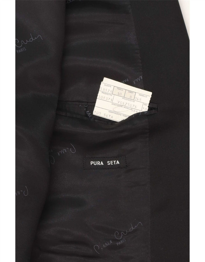 Jachetă Blazer pentru bărbați Pierre Cardin IT 50 Large Negru Geometric Clasic