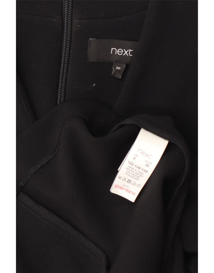 Next Rochie teacă pentru femei UK 8 Poliester negru mic