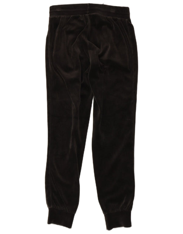 Pantaloni de trening din Velour Puma pentru femei, Joggeri UK 6 XS, bumbac negru