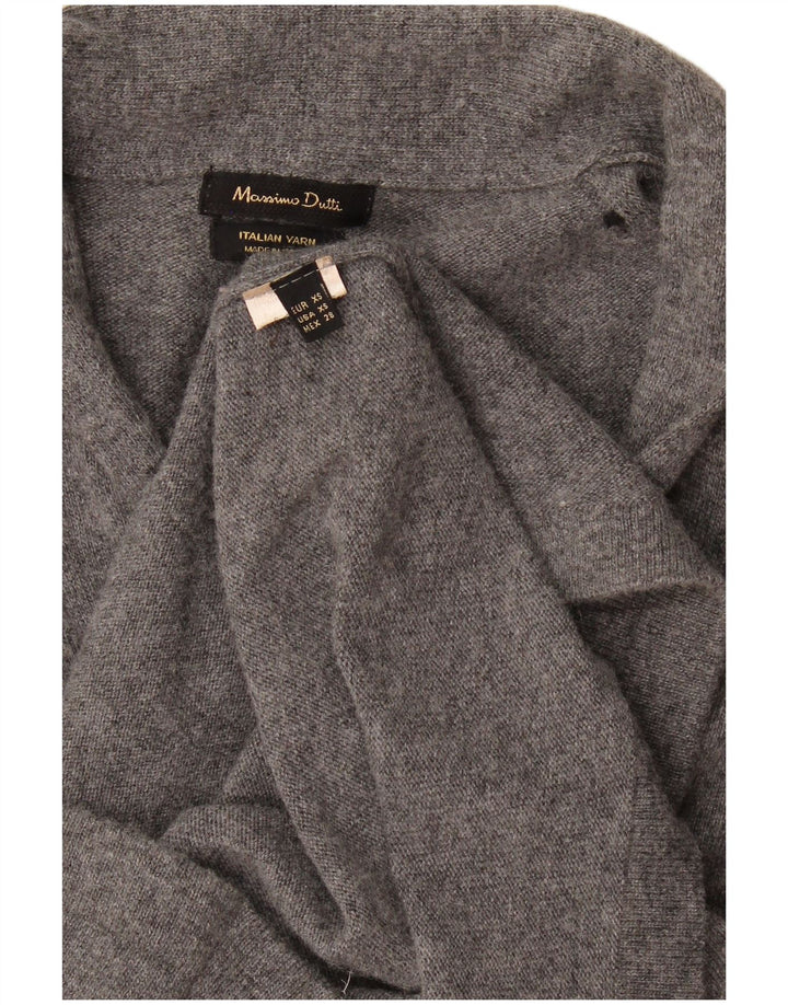 Massimo Dutti Rochie Jumper Femei UK 6 XS Gri