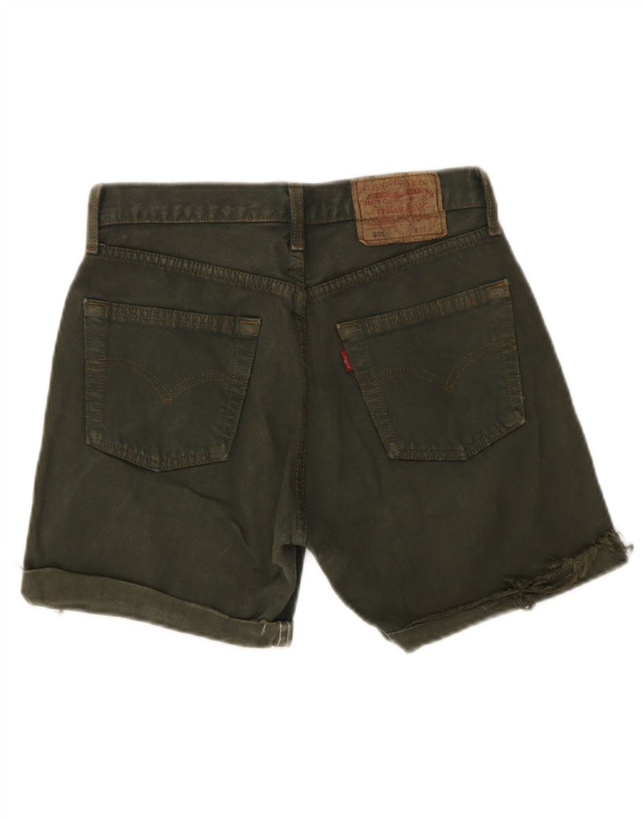 Pantaloni scurți Levi's 501 Denim W26 Small Kaki Bumbac