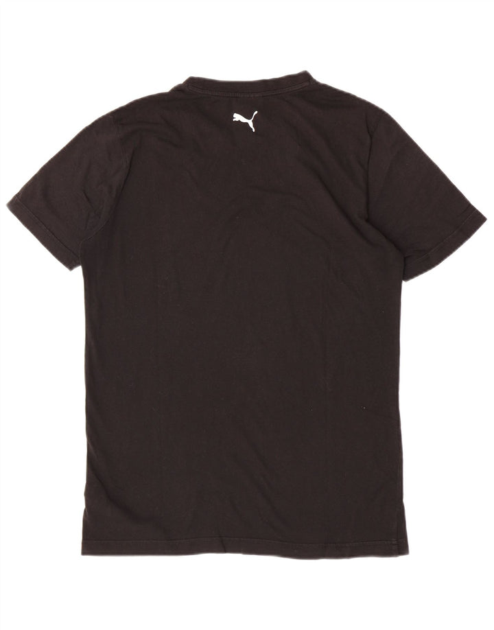 Tricou grafic Puma pentru bărbați Top mic bumbac negru