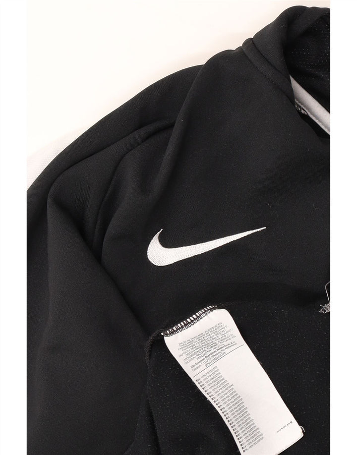 Top de trening Nike pentru bărbați, cu fermoar, cu gât, din poliester color block