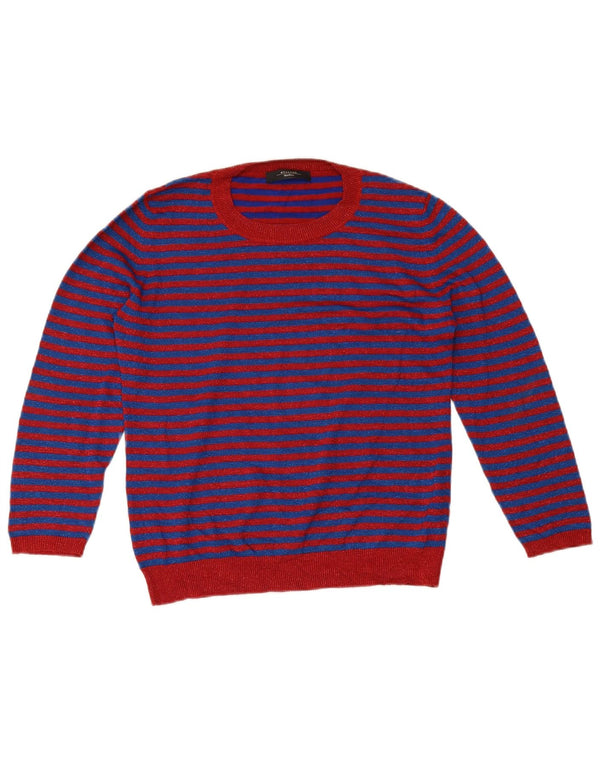 Max Mara Pulover de weekend pentru femei UK 12 Medium Blue Striped
