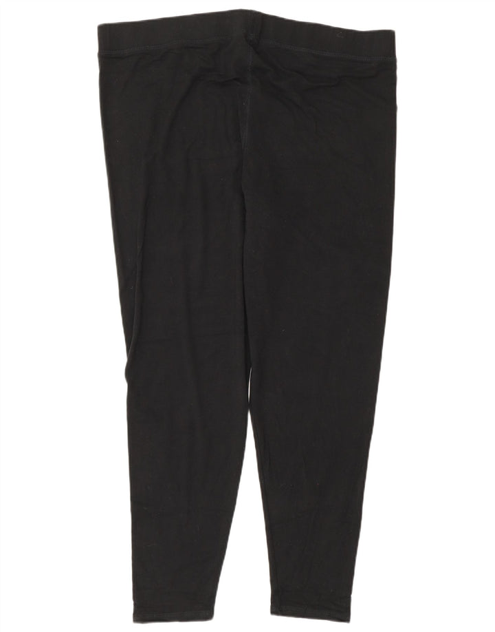 Leggings pentru femei Marks & Spencer UK 22 3XL Viscoză neagră