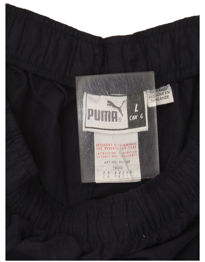 Pantaloni de trening Puma pentru bărbați, mari, albastru, poliester