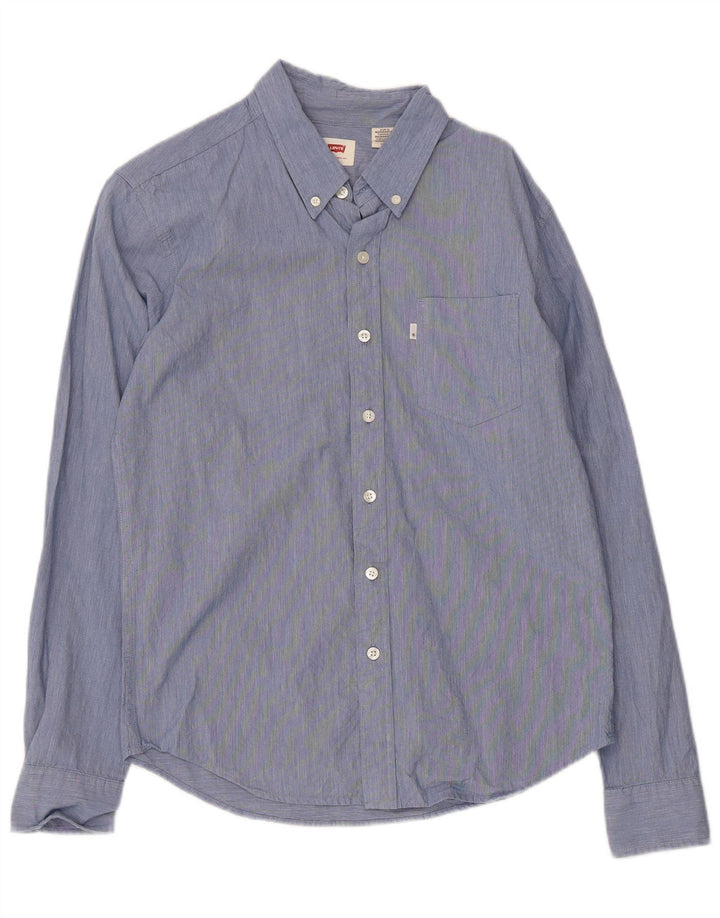 Cămașă Levi's pentru bărbați din bumbac cu pete albastre