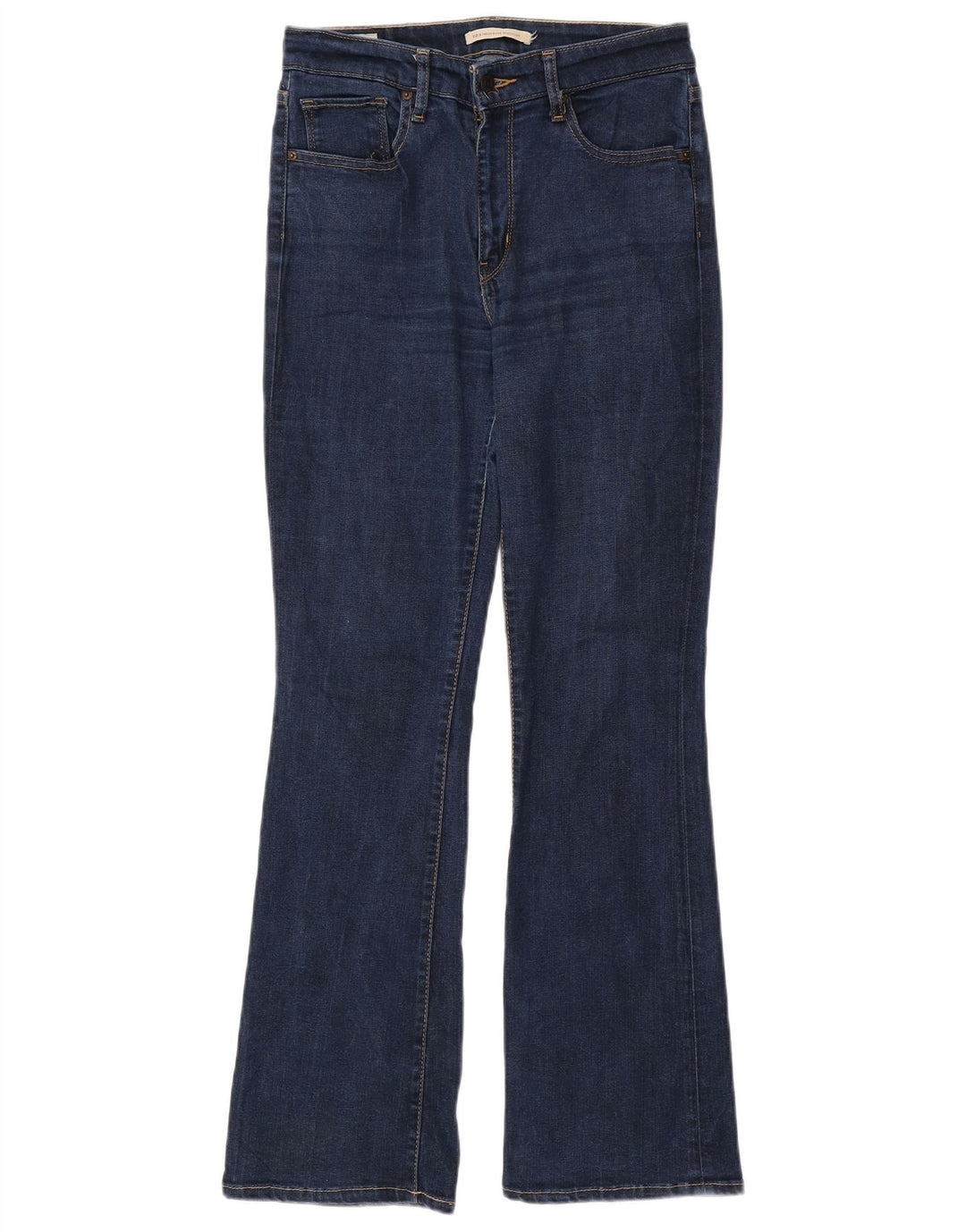 Blugi Levi's pentru femei 725, cu talie înaltă Bootcut, W29 L32, bleumarin, Lyocell