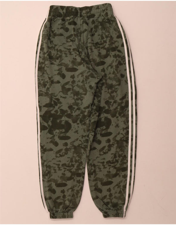 Pantaloni de trening Adidas pentru femei Joggeri UK 8/10 Bumbac verde mic