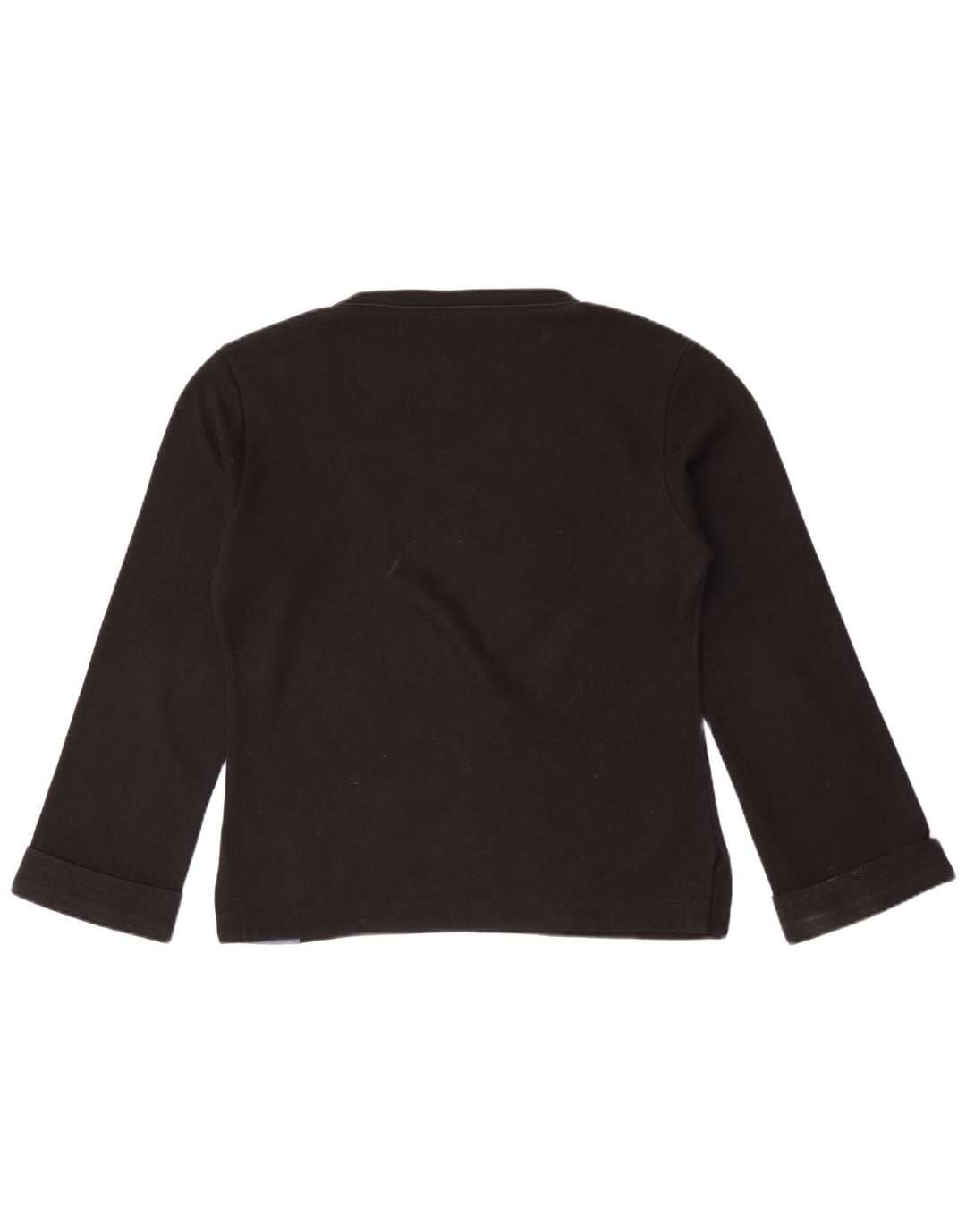 Belfe Top pentru femei cu mânecă lungă UK 12 Medium Negru Poliester