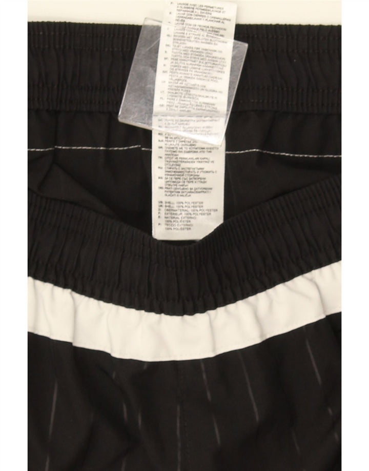 Pantaloni scurți sport pentru bărbați Adidas, mari, negru, poliester cu dungi