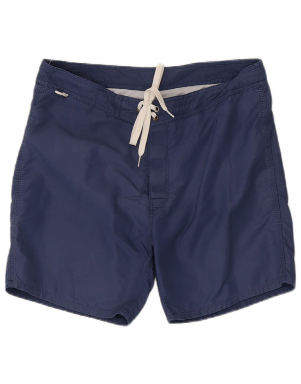 Pantaloni scurți de înot Sundek pentru bărbați, medii bleumarin