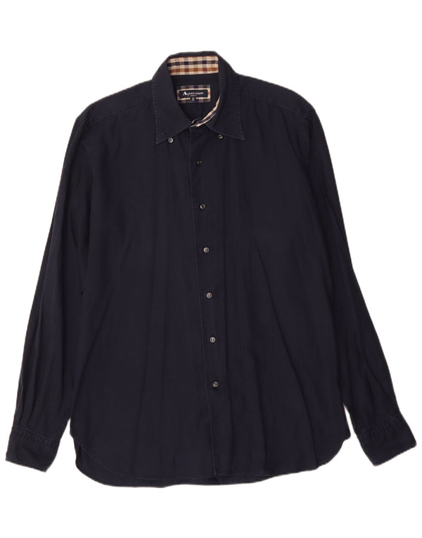 Cămașă pentru bărbați AQUASCUTUM Mărimea 16 1/2 42 Mare Bumbac bleumarin