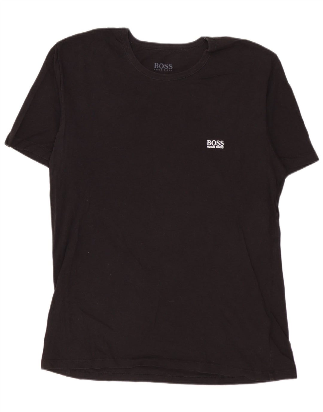 Tricou Bărbați HUGO BOSS Top Mediu Negru Bumbac