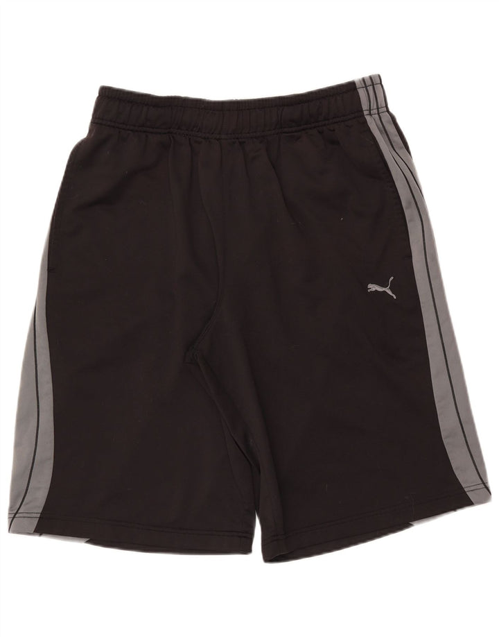 Pantaloni scurți sport Puma pentru bărbați, mari, negru, poliester color bloc