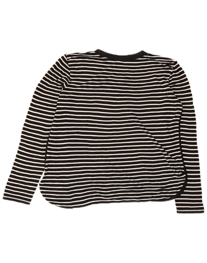 Top pentru femei Zara cu mânecă lungă UK 14 Medium Black Dunge