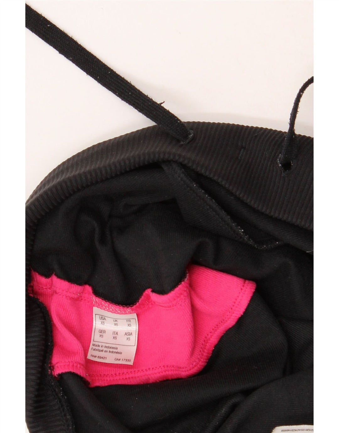 REEBOK Womens Tracksuit Trousers UK 6 XS Black Colourblock Polyester Vintage Reebok and Second-Hand Reebok from Messina Hembry 