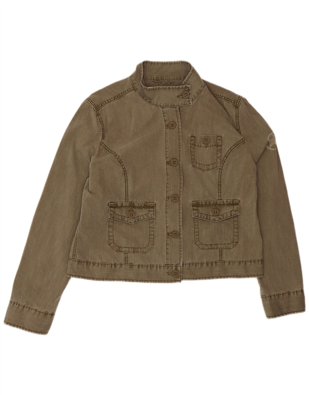 Jachetă pentru femei CONVERSE UK 18 XL, bumbac kaki