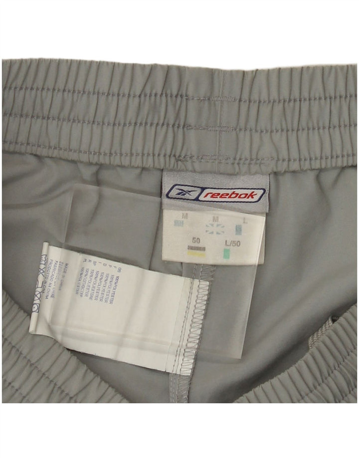 Pantaloni scurți sport REEBOK pentru bărbați, gri mediu, poliester
