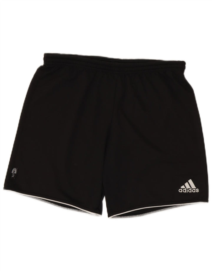 Pantaloni scurți sport adidas Climalite pentru bărbați, poliester negru mic