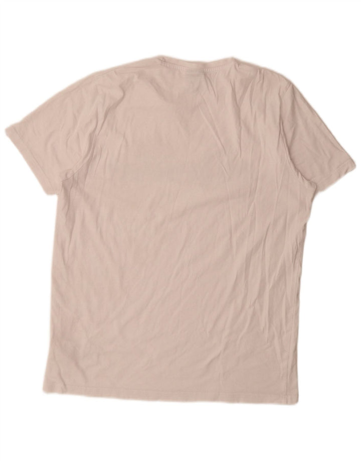 Tricou grafic pentru bărbați Ellesse Top mare din bumbac alb