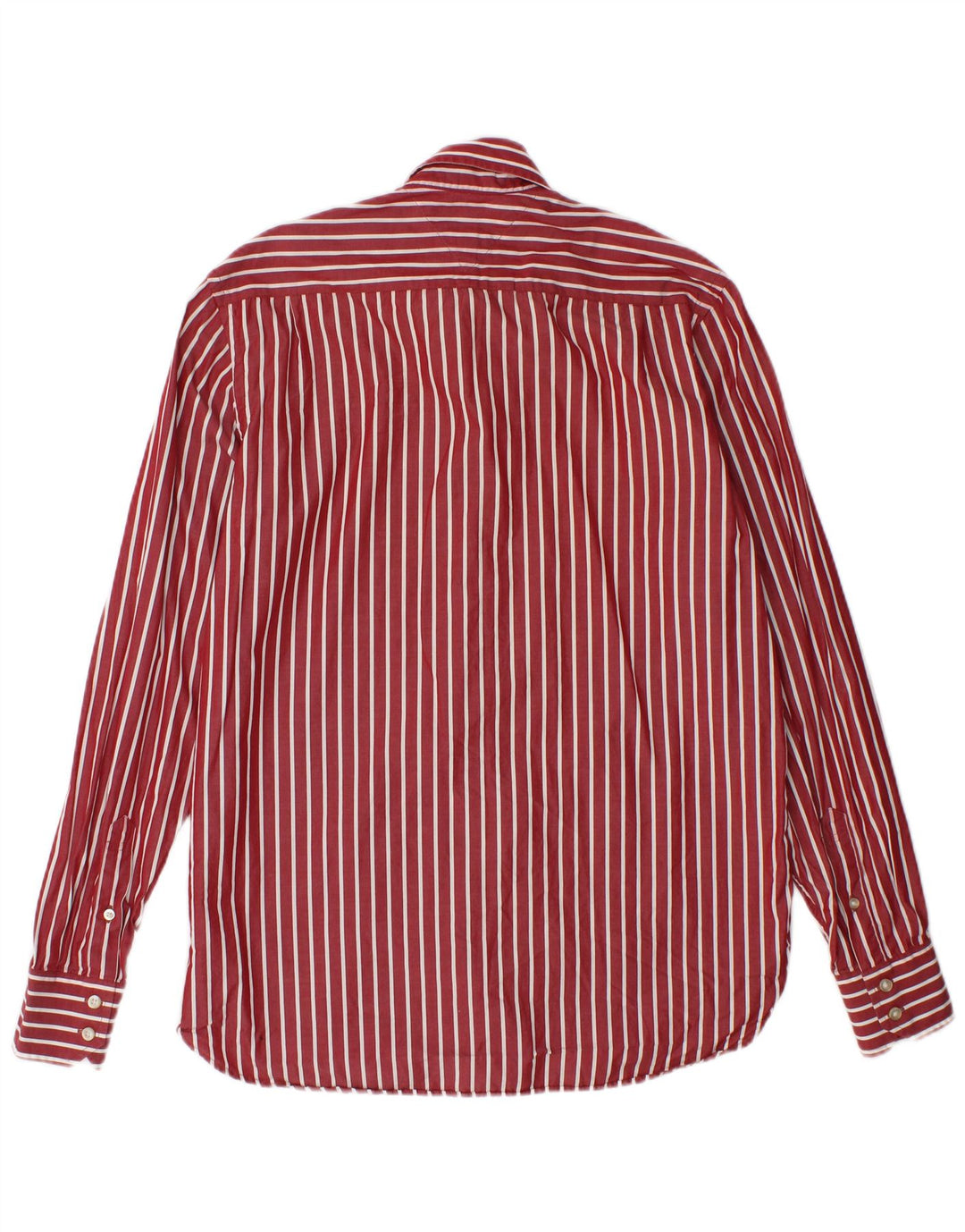 Cămașă pentru bărbați Tommy Hilfiger, bumbac cu dungi roșii mici