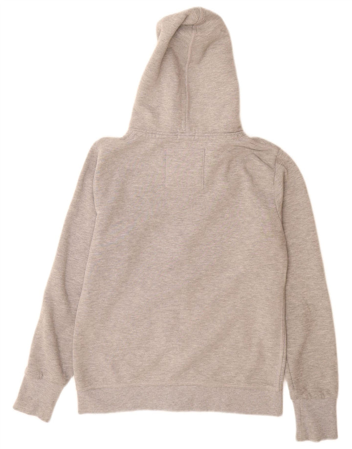 Pulover Superdry pentru femei cu fermoar, UK 14, mare, gri, poliester