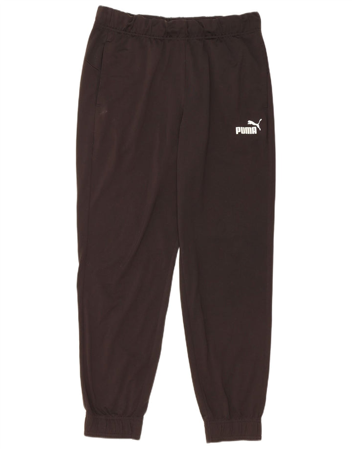 Pantaloni de trening Puma pentru bărbați Joggeri poliester mediu negru