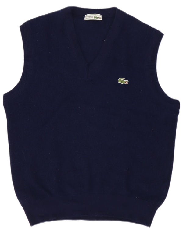 Vesta pentru bărbați LACOSTE Tank Top Mărimea 5 Mare Lână bleumarin