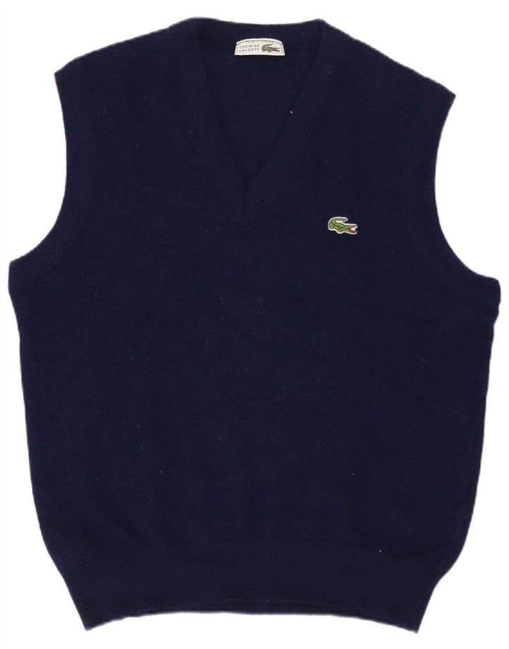 Vesta pentru bărbați LACOSTE Tank Top Mărimea 5 Mare Lână bleumarin