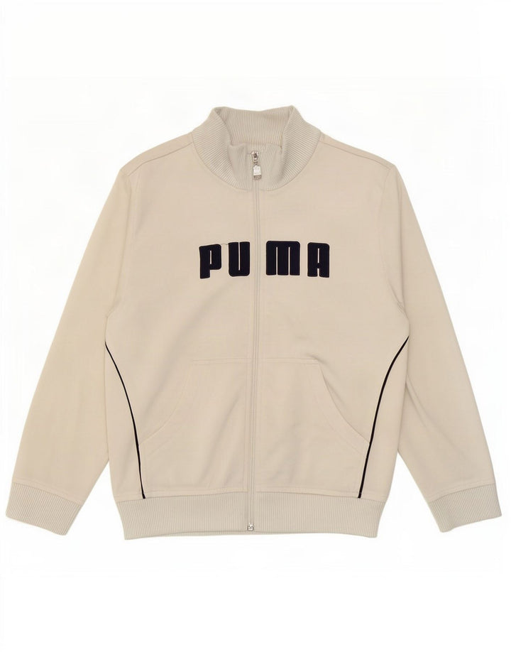 Jachetă de top pentru trening Puma pentru băieți, 7-8 ani, gri poliester