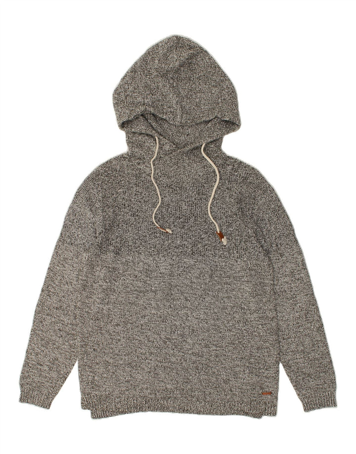 JACK & JONES Mens Hooded Jumper Sweater Large Grey Cotton | Vintage Jack & Jones | Thrift | Second-Hand Jack & Jones | Used Clothing | Messina Hembry 