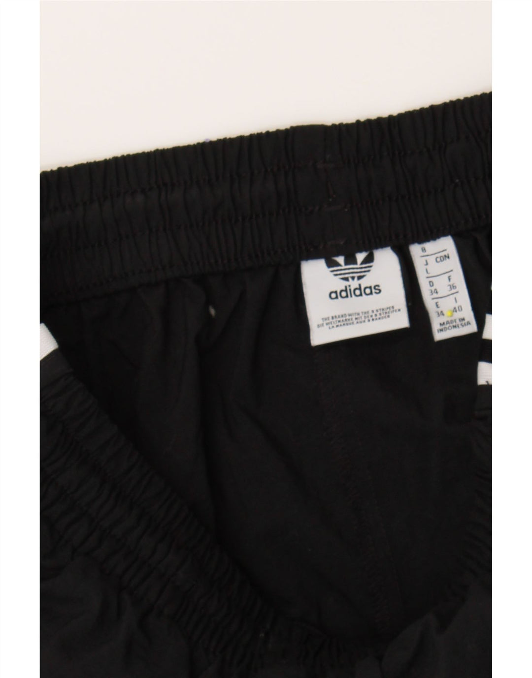 ADIDAS Womens Tracksuit Trousers Joggers UK 8 Small Black Polyester Vintage Adidas and Second-Hand Adidas from Messina Hembry 