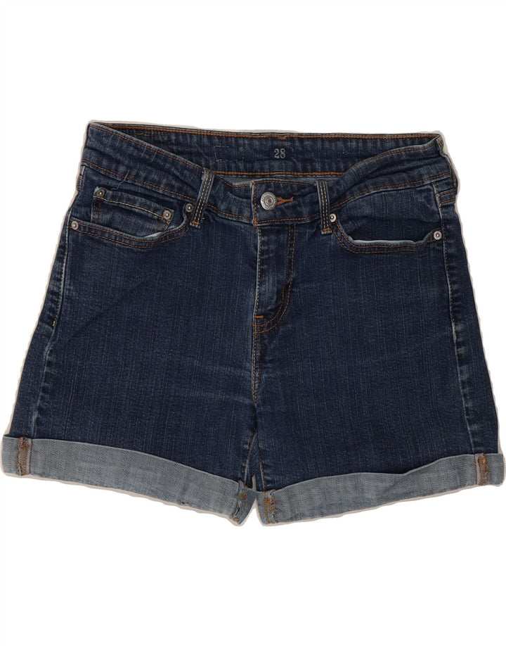 LEVI'S Womens Denim Shorts W28 Medium Blue Cotton Vintage Levi's and Second-Hand Levi's from Messina Hembry 