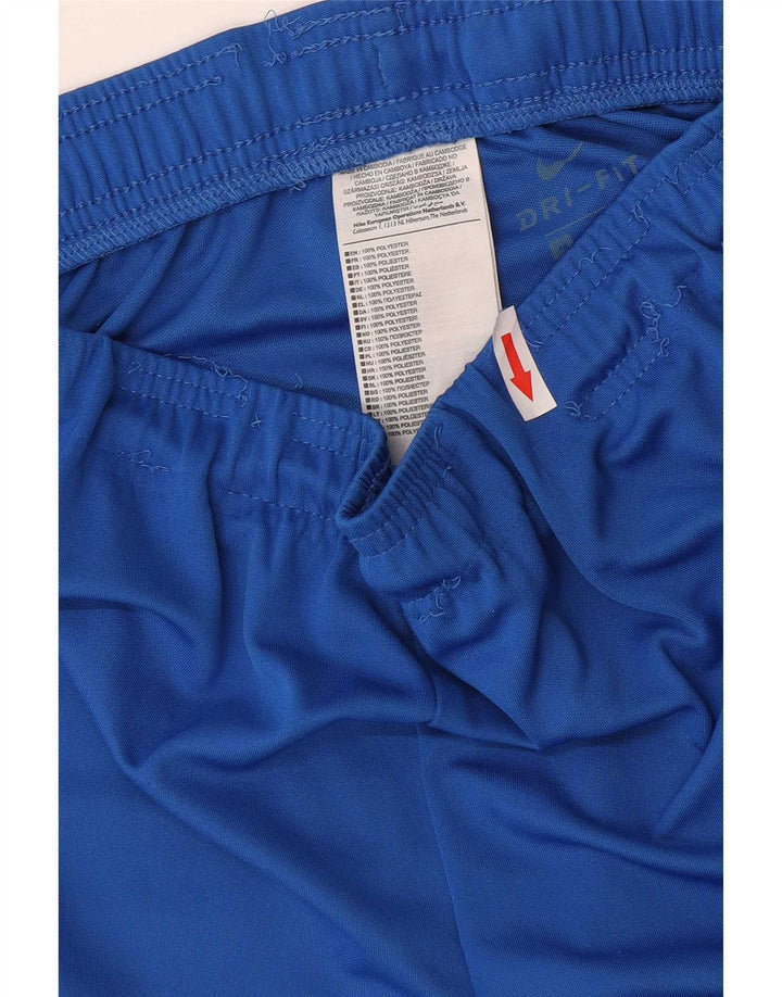 Pantaloni scurți sport Nike Dri Fit pentru bărbați, poliester albastru mediu