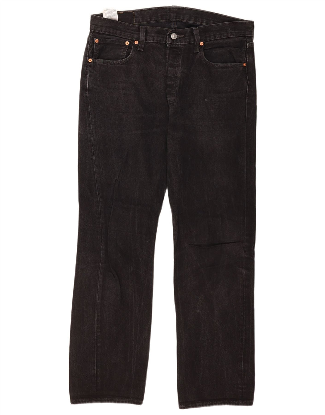Blugi 501 drepti pentru bărbați Levi's W34 L32 bumbac negru