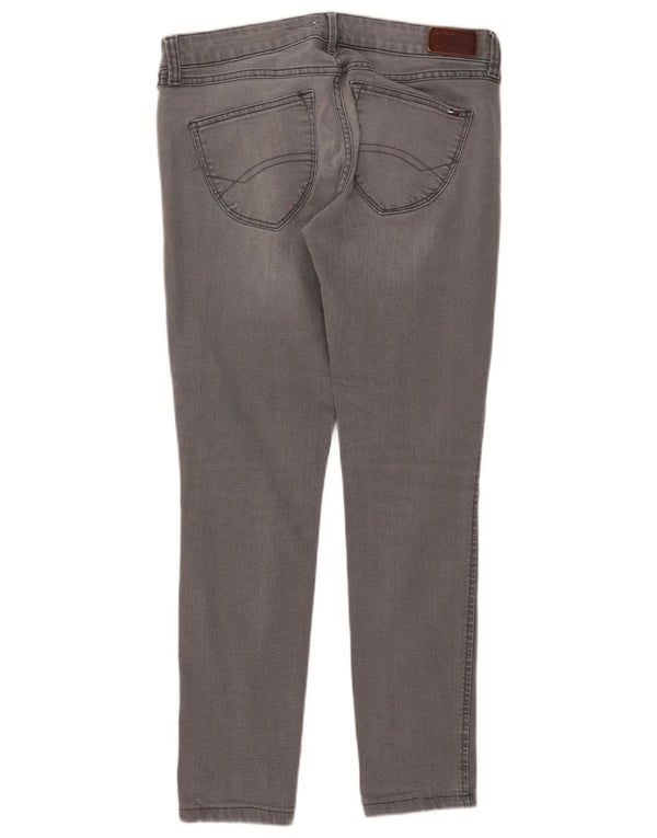 Blugi skinny pentru femei Tommy Hilfiger W33 L29 bumbac gri