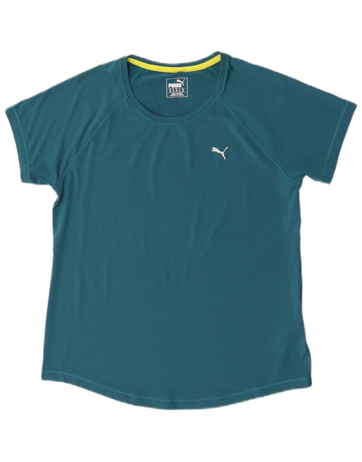 Tricou Puma Femei Top UK 16 Large Green Poliester
