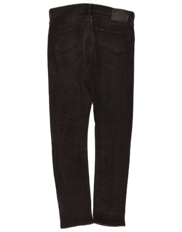 Blugi conici Lee Luke Slim pentru femei W30 L30 bumbac gri