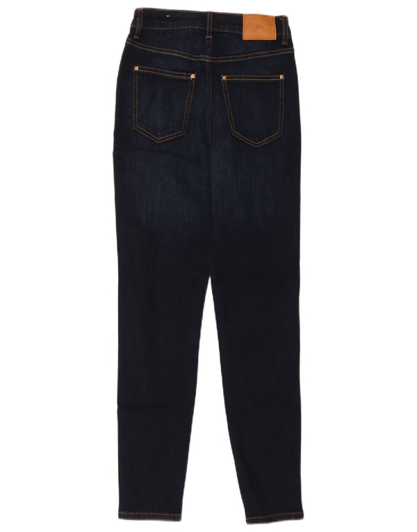 Blugi skinny pentru femei Zara EU 34 2XS L24 L28 Bumbac bleumarin