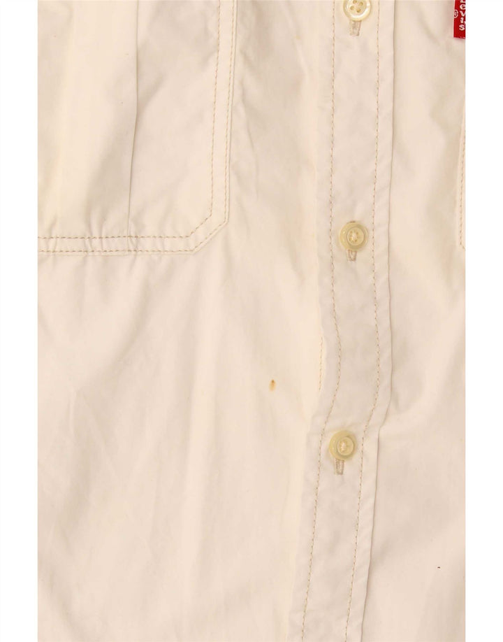 Cămașă pentru bărbați Levi's, mare, bumbac alb negru