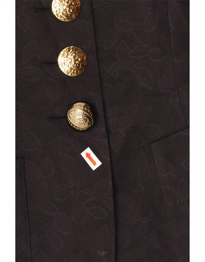 GUY LAROCHE Jachetă cu mânecă scurtă pentru femei EU 42 Large Black Classic