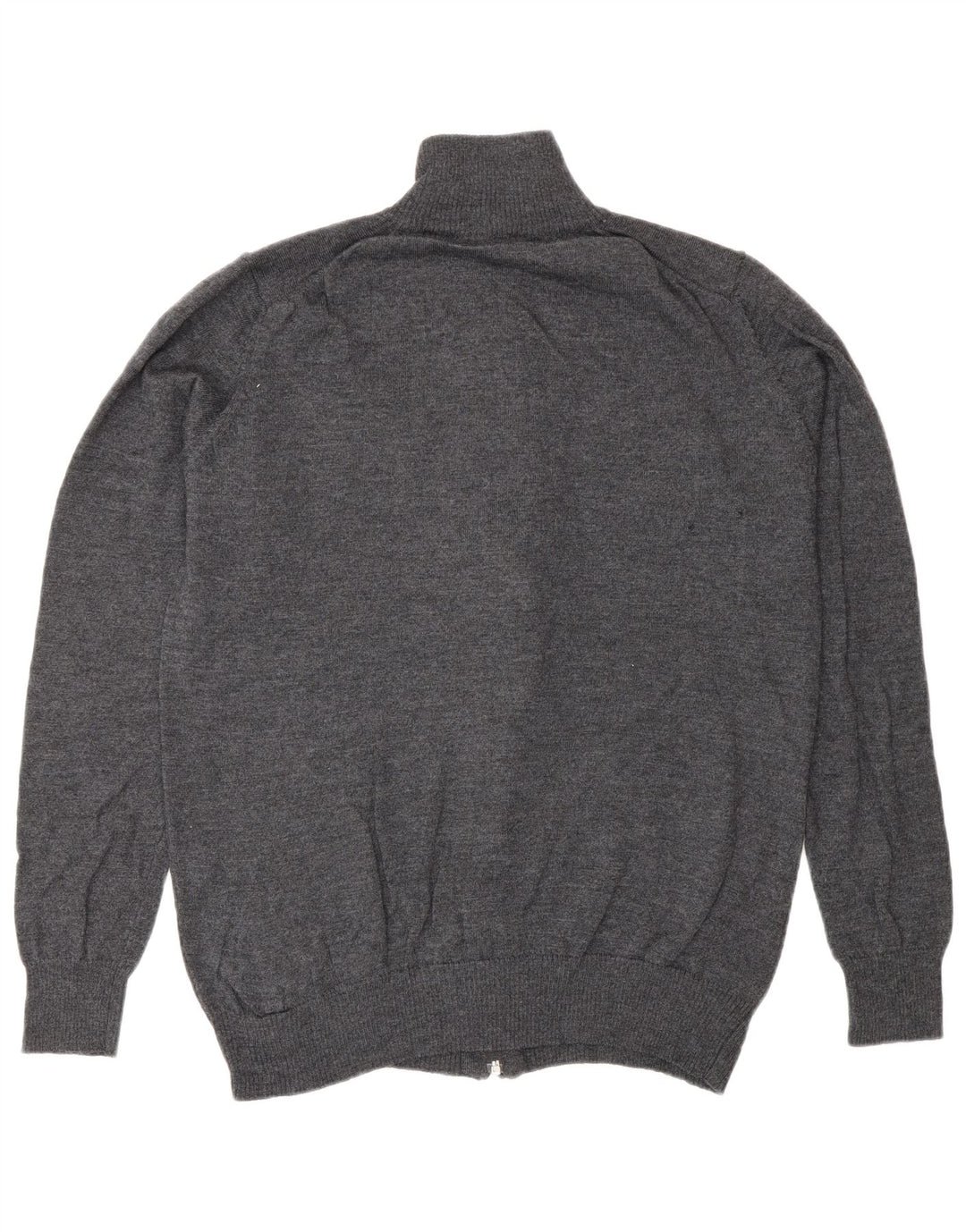 Pulover cardigan pentru bărbați Zara XL Lână gri