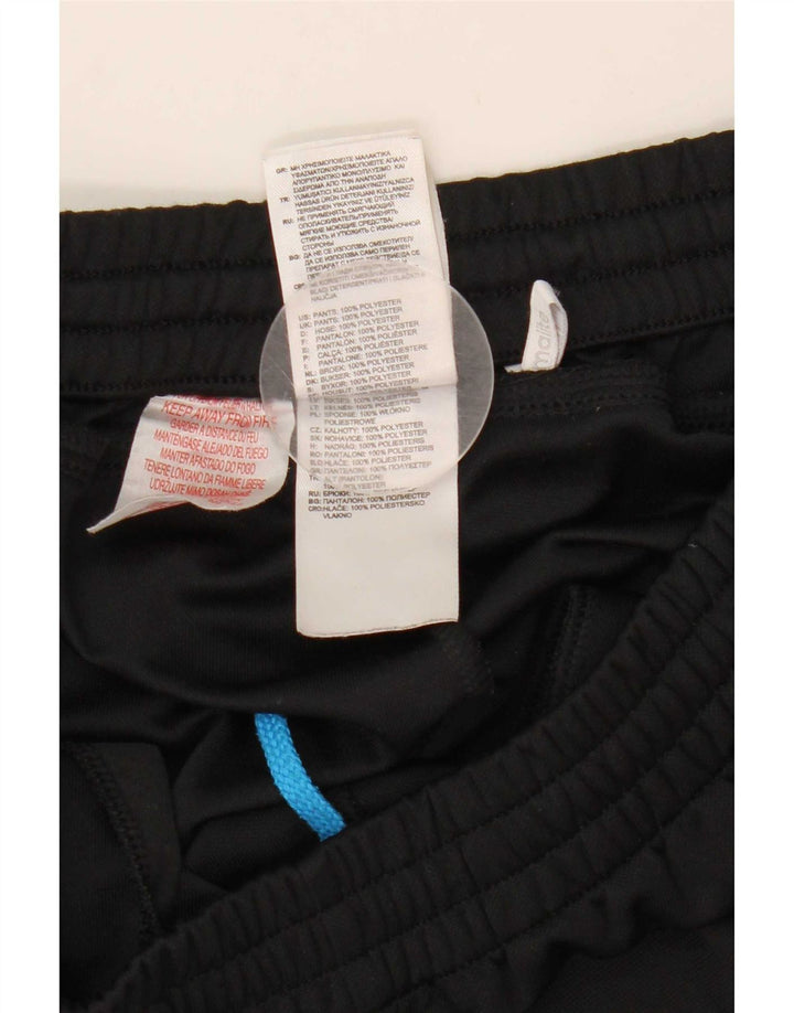 Pantaloni de trening Adidas Climalite pentru baieti 15-16 ani poliester negru