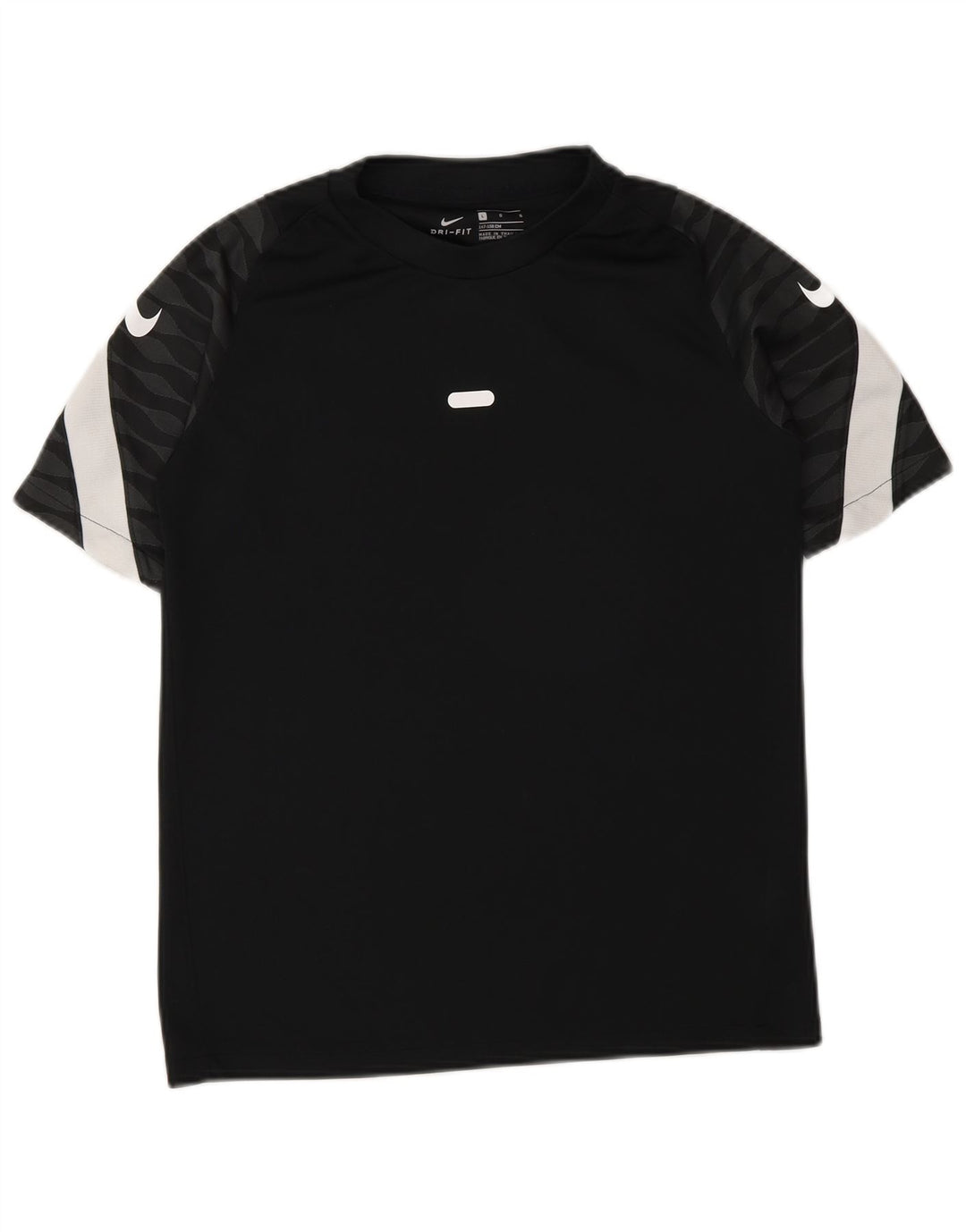 Tricou Nike Dri Fit pentru băieți Top 12-13 ani, mare, negru, poliester